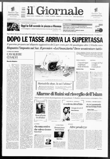 Il giornale : quotidiano del mattino